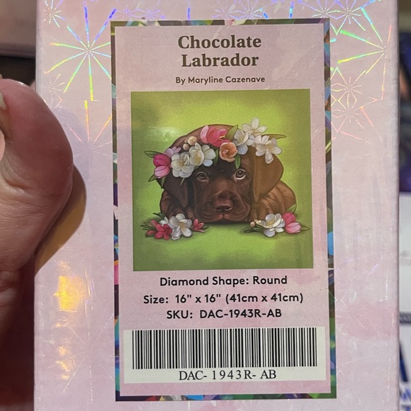 Diamond Art Club Other - Chocolate Labrador from Diamond Art Club diamond art kit